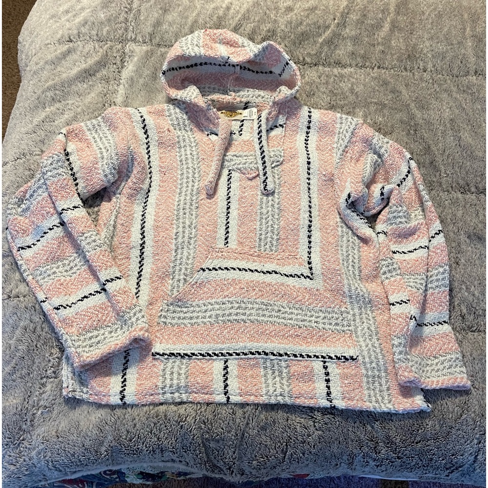 Womens Earth Ragz Hooded Poncho